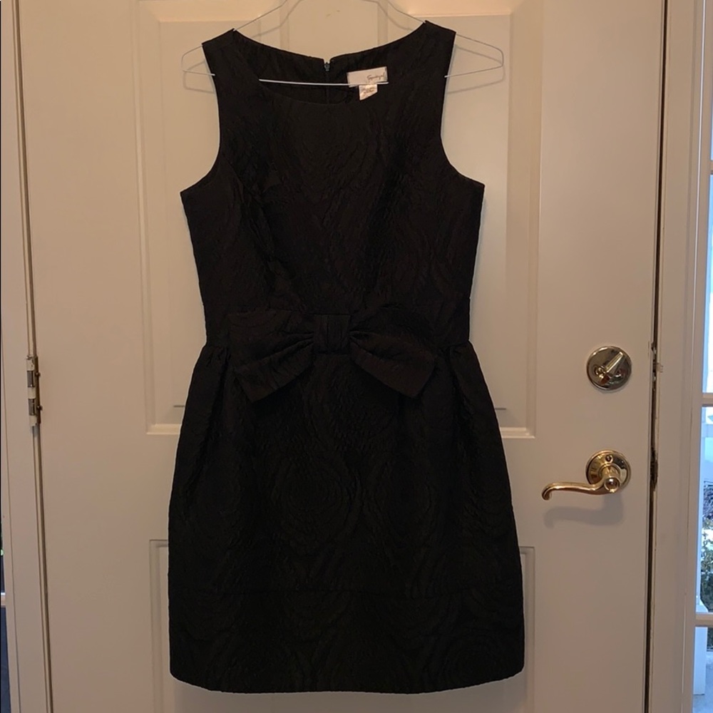Rose brocade dress